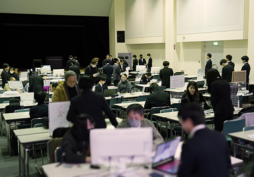 仙台市専門学校2026年3月卒業予定者向けの合同就職作品展示会を開催しました