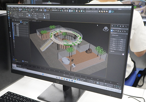 1年生の3DCG制作授業に潜入！